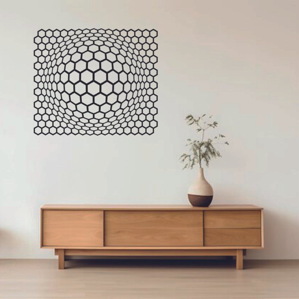 Hexagonal Depth illusion