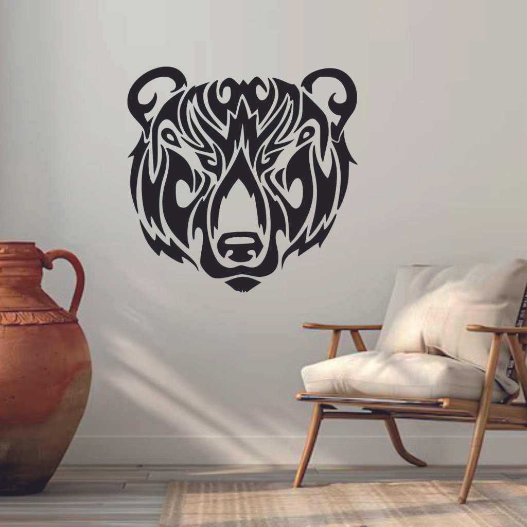 Tribal Bear Head