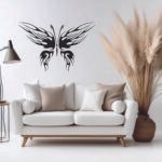 Flamboyant Butterfly Silhouette
