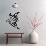 Flying Minimalist Butterfly