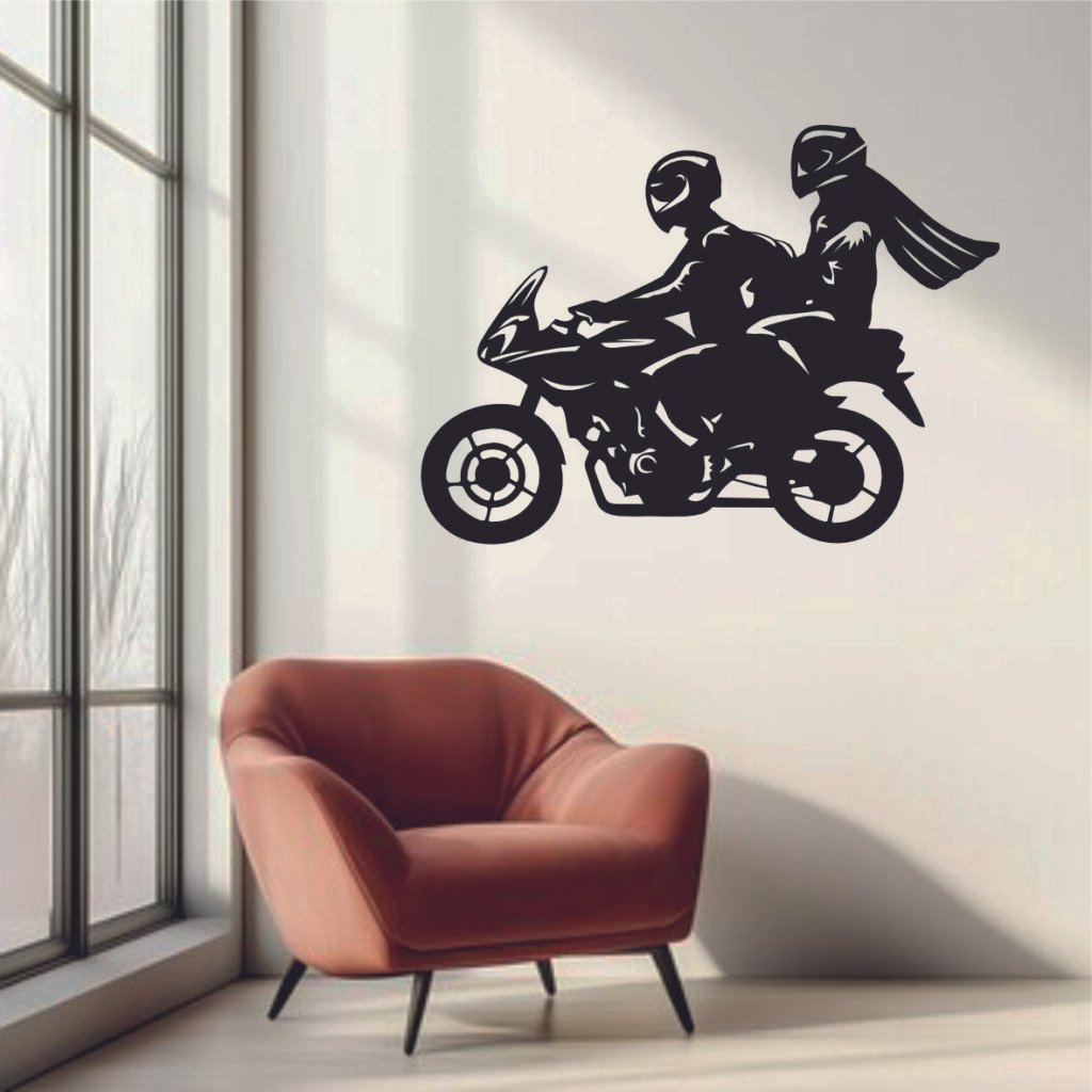 Couple on a Motorcycle