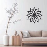Floral Star Clock
